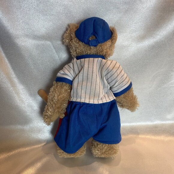 Terry’s Village Baseball Bear 14″ Plush – Let’s Play Ball – Bat & Ball - Picture 2 of 8